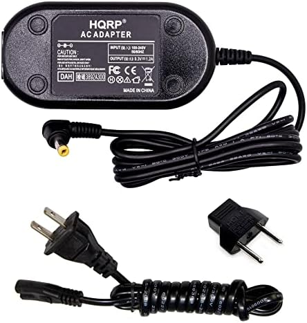 Adapter за напојување на HQRP AC компатибилен со Panasonic SDR-H80 SDR-H80P SDR-H80PC SDR-H90 SDR-H90P SDR-H90PC Кабел за напојување на електрична