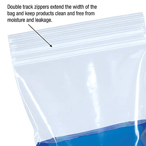 Гај од поли торба 13 x 18, 4 милји тешки двојни патеки за враќање на пластични поли -торби