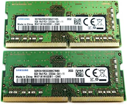 Samsung M471A1K43DB1 16GB 1RX8 DDR4 SO-DIMM PC4-25600 3200MHz 260-PIN CL22 1.2V Комплет за модул за меморија на лаптоп M471A1K43DB1-CWE
