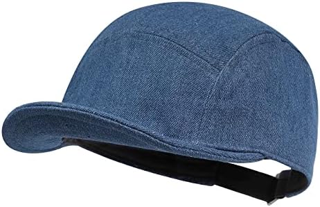 Клип камионџија 5 панел капа за кратки Бил Кајт Кап Деним Бејзбол Хат Неструктурирана памучна тато Капчиња Snapback опремена капа за