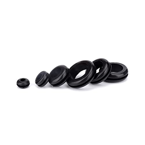 Синеки 20 парчиња дебелина гума заптивка прстен запечатување на масло за запечатување на заптивка за заптивка за заштита на жица кабел за