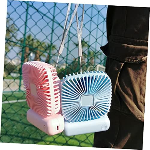Коауус преносни обожаватели рачни обожаватели мини џеб вентилатор USB полнење вентилатор личен вентилатор небо-сино, едноставно дете,