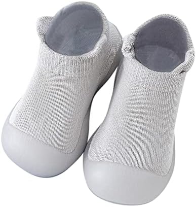 Детско деца новороденче новороденче девојки девојчиња чевли цврсти меки стапала Први пешаци Антислип црни чевли за девојчиња