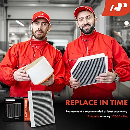 A-Premium 2-PC Cabin Air Filter with Activated Carbon Compatible with Nissan & Infiniti Models - Altima 2013-2018, Murano 2015-2023,