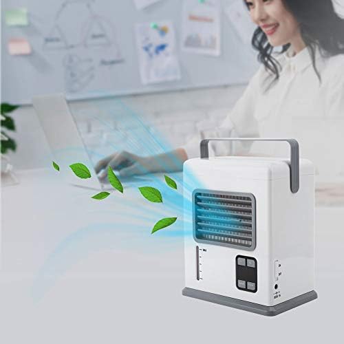 Мини преносен климатик овлажнител вентилатор за ладење на воздухот, силен ветер, тивко работење, 3-10 лади температура