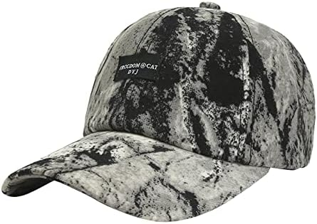 Гроздобер измиено потресено бејзбол капа со низок профил прилагодлива вклопена тато капа за големи глави цврста отворена црна голф капа