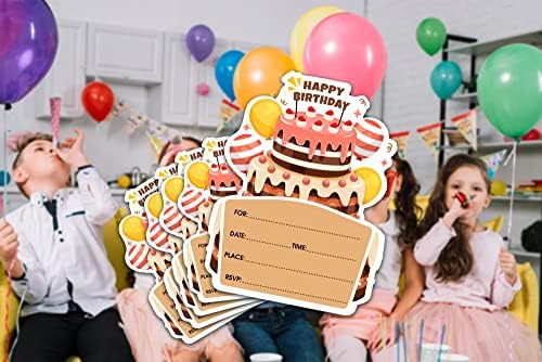 Роденденски Картички За Покани За Тинејџери, Забава За Торта, Покана За Забава За Девојчиња Момчиња, Прослава За Забави За Деца, материјали