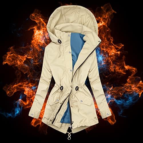 Капаче топла зимска јакна цврста боја патент џебови одвоени со качулка ватирана тенка памучна јакна со мала тежина, жени