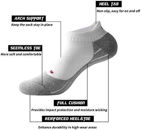 Феталк Глуждот Атлетски Трчање Чорапи Ниско Намалување На Спортски Јазичиња Чорапи За Мажи И Жени