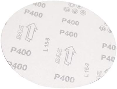 X-Gree 7-инчен DIA 400 Grit Sharding Disk Flocking Shandpaper 10 парчиња за осцилирачки алатка (Disco Levigante DA 10 Polici Dia 400 Grit