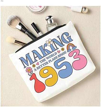 НБИАН 70-Ти Роденденски Подароци За Жени-Правење На Светот Подобро Место Од 1953 Година, 70 Години шминка торба роденденски украси