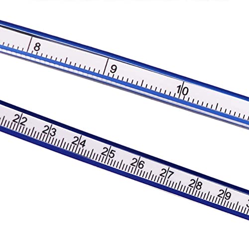 Флексибилна крива на SMGDA Владетел 12 инчи Владетел за крива, двојно странична скала CM/INCH FURDERS 3PCS за инженерско цртање