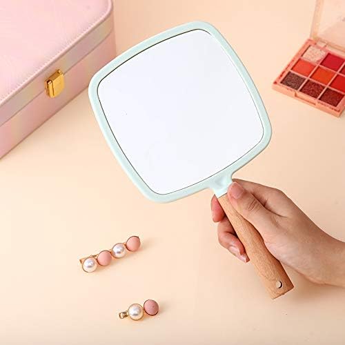 Xpxkj рачно огледало со рачка, за употреба на суета шминка за домашни салони