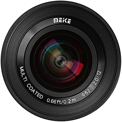 Meike 12mm f2. 0 Ултра Широк Агол Рачен Фокус Објектив Компатибилен Со Fujifilm X Mount Aps-C Огледало Камери X-T1 X-T2 X - T3 X - T4 X