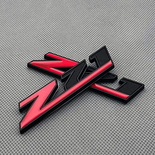 Црна Црвена Обложена Метал Z71 Амблем Значка 3d Налепница Замена На Имиња За Силверадо Тахо )