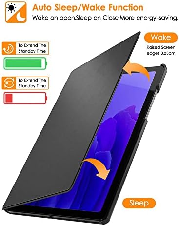 DTTO Samsung Galaxy Tab A7 10.4 Случај 2020, Премиум Шок Доказ Фолио Случај, Мулти-Гледање Агли, Хард Tpu Задниот Капак За Samsung Галакси Таб