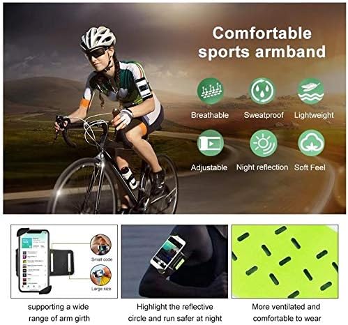Фолч за BlackBerry Evolve - FlexSport Armband, прилагодлива амбалажа за тренинг и трчање за BlackBerry Evolve - Stark Green