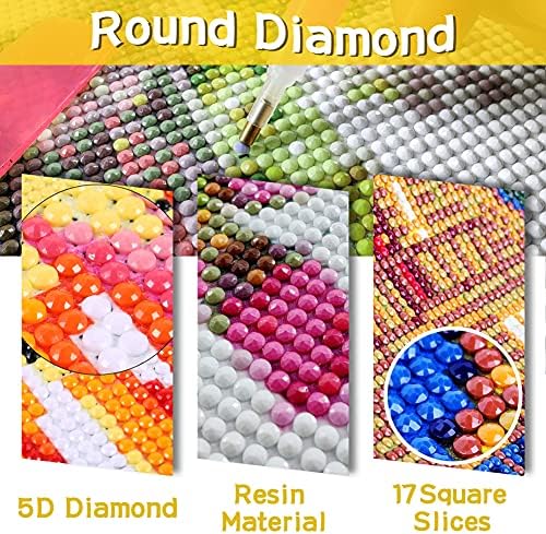 Skryuie DIY 5D дијамантски сликарство според броеви комплети животно, дијамантска уметност цвет лисица кристална вез вкрстена