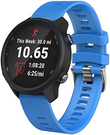 CEKGDB 20mm Спортски Силиконски Лента За Часовници За Garmin Ferrunner 245 245M 645 Vivoactive 3 Vivomove HR Паметна Нараквица