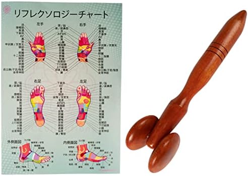 Алатки за масажа со Табела За Професионалци Нога Рака Масажа Дрвени Стап Рефлексологија