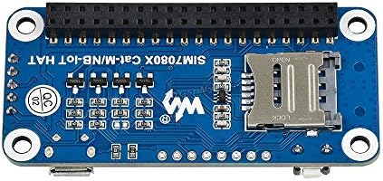 За малина PI NB-ITOT CAT-M GNSS капа базирана на SIM7080G со LTE GPS надворешна антена за PI 4 3 2 Model B B+ Zero W WH USB интерфејс