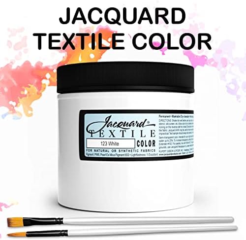 Мошифи Жакард Производи Бела Текстилна Боја Ткаенина Боја 8 - Унци-Комплет Четка Сет