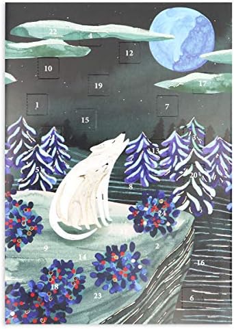 Роџер Ла Борде Доаѓањето Календар Картичка Од Светлината на Месечината 1 Картичка 1 Плик