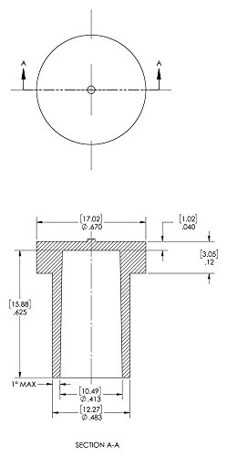 CAPLUGS ZAS13814CQ1 Пластичен електричен конектор за прашина капа AS138-14C, E/VAC, ги исполнува SPECIFICE SAE Aerospace Specifation