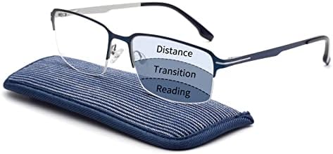 Soarea Премиум Мултифокус Очила За Читање За Мажи Прогресивни Леќи Мултифокални Компјутерски Читачи-Блокирање На Сина Светлина