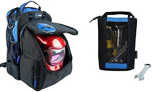 Ранец За Алат За Заварување МЕЛОТА Екстремен Пакет За Опрема Со Торбичка За Складирање На Багаж На Држач За Шлем Со Голем Капацитет