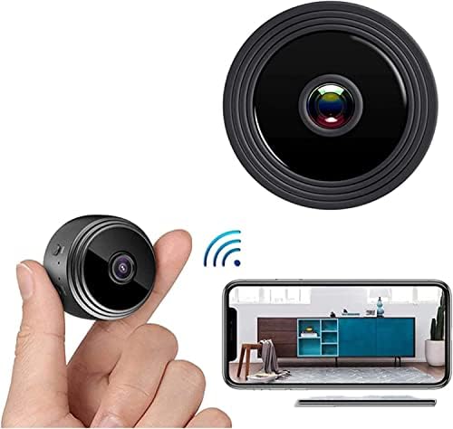 Мини камера безжична WiFi камера скриена камера целосна домашна безбедност Микро камера видео аудио рекордер за ноќно гледање микро камера,