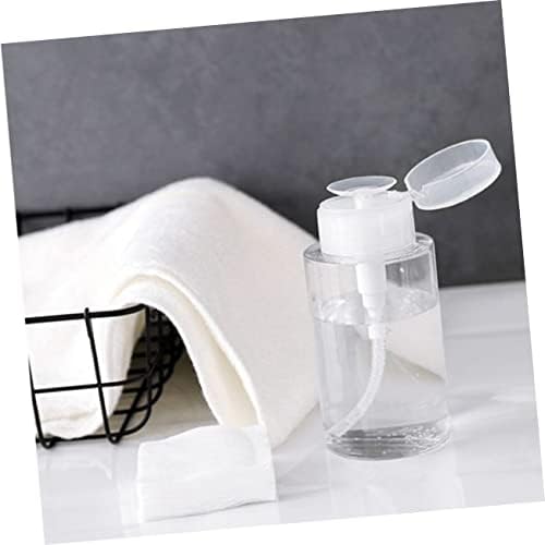 Zerodeko 3PCS преносни сапуни чисти шишиња за патувања мини контејнери примероци шишиња со нокти Полски диспензерот за воздушна пумпа за патувања