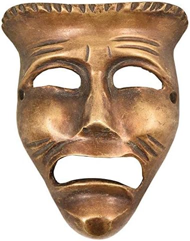 Индиска полица 6 парчиња вокалфорлокален рачно изработен антички месинг театар маска маска палто за алатка за алатка за закачалки