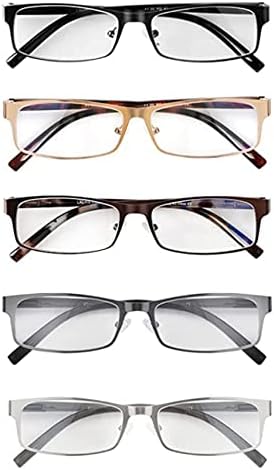 CBGLCFH Очила За Читање За Мажи 5-Пакет Компјутерски Очила За Читање Жените Блокираат 99% Сина Светлина За Да Ги Намалат Главоболките