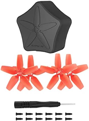 Dagijird 4PCS Propelers Blades + Mini кутија за складирање кутија за додатоци за дронови на DJI Avata