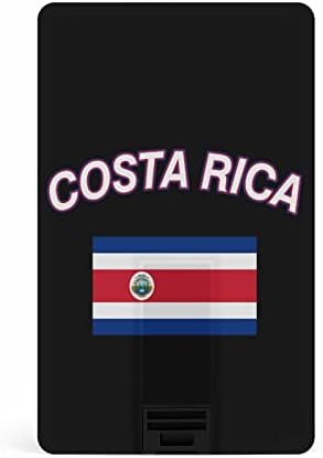 Државно Знаме НА Костарика УСБ Флеш Диск Персонализирана Кредитна Картичка Диск Меморија Стап USB Клучни Подароци