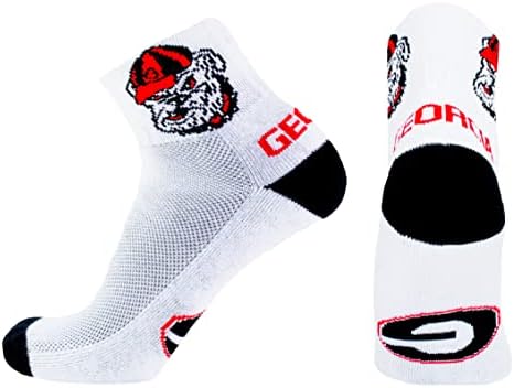 Донегал Беј Џорџија Булдози Бели Четвртини Чорапи, Една Големина Најмногу Одговара