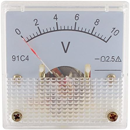AEXIT DC0-10V Аналогно електрично тестирање на панел за напон на напон на напон на напон на напон на мерачи на напон 2.5 Класа 2.5