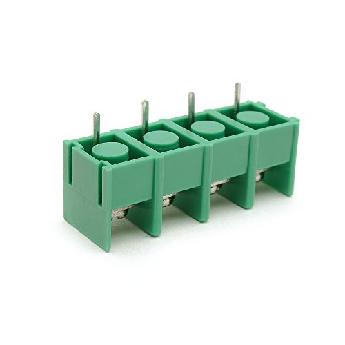 100pcs SUYEP 4PIN завртка за завртки за завртки за блок конектор 300V 20A 8,5 mm KF8500-8.5-4P Зелен бакар