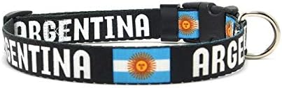Јака на кучиња | Знаме и име на Аргентина | Одлично за национални празници, специјални настани, фестивали, паради и секој ден користете
