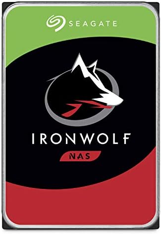 Seagate Ironwolf 10TB NAS Внатрешен хард диск HDD - 3,5 инчи SATA 6 GB/S 7200 RPM 256MB кеш за RAID мрежа приложено складирање