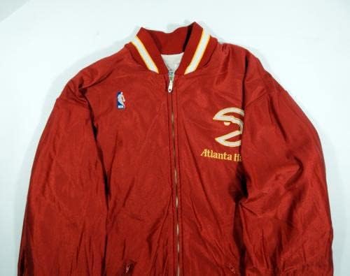 1988-89 Атланта Хоукс Реџи Теус 24 Игра издадена панталони со црвена јакна 4236 0 - НБА игра користена