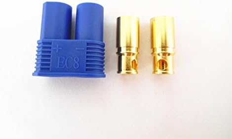 WST EC8 конектор W/ 8mm златен куршум приклучок за златен куршум машки конектор за приклучок за банана за RC ESC Motor Lipo Battery