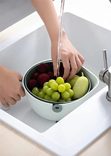 САД ИСЦЕДЕТЕ ЈА КОРПАТА за чистење на овошје и зеленчук. Совршено е да го држите и да го свртите 90 ° за да ја исцедите водата. Изработени од