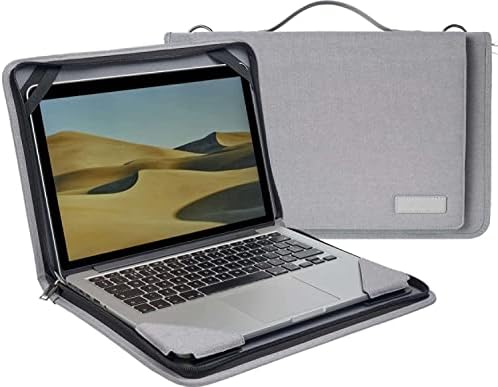 Брунел Греј Кожа Лаптоп Месинџер Случај-Компатибилен Со Acer Aspire 3 A315-58-5700 15.6 Лаптоп