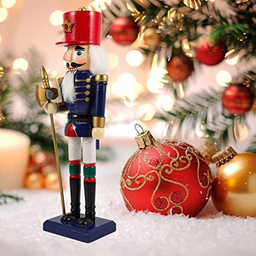Didiseaon Оревци за ореви Божиќни оревици фигурини Традиционални дрвени оревици војници Божиќ војник кукла фигура играчки Божиќен