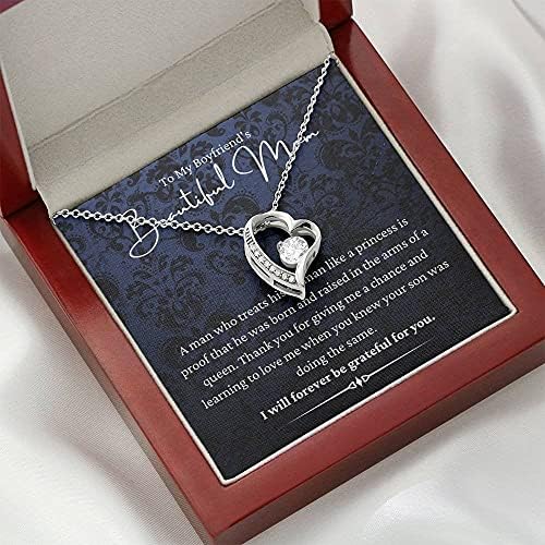 Накит Со Картички за пораки, Рачно Изработен Ѓердан-Персонализирано Срце За Подароци, Подарок За Денот На Мајката На Момчињата