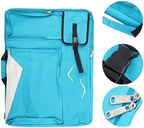 Qioniky водоотпорна торба за цртање, торба за цртање, убава и дарежлива трајна и цврста за домашно патување на отворено уметник