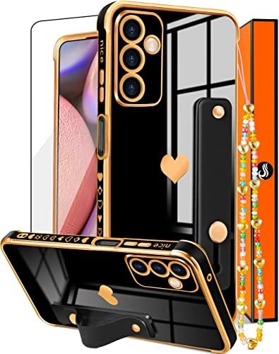 Ликијами (3in1 За Samsung Galaxy A14 5G Телефон Случај Срце За Жени Девојки Девојка Симпатична Луксузни Прилично Standетски