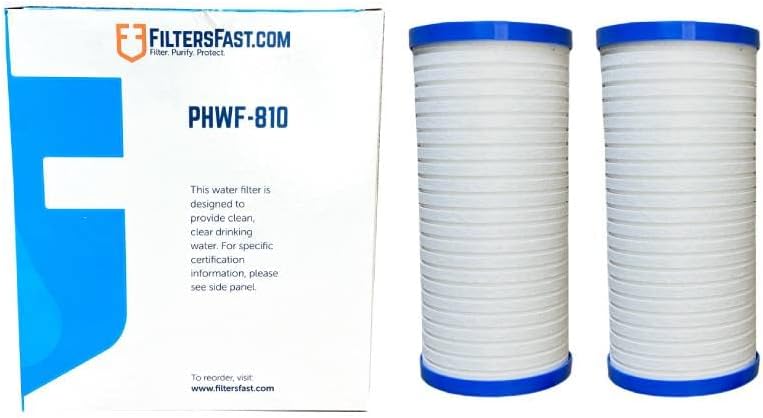 PureH2O PHWF-810 Компатибилна Замена За Аква-Чист Ап810 Филтер За Вода Кертриџ, 2-Пакет